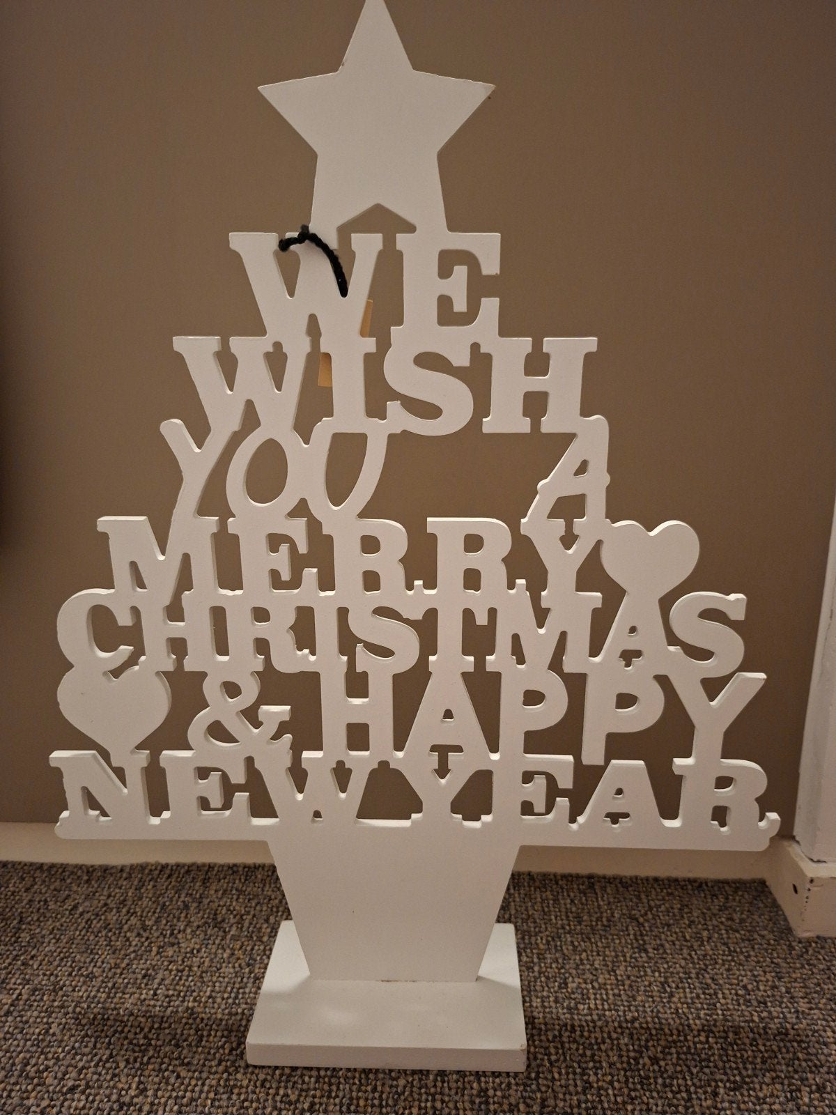 kerstboom, letterkerstboom, wenskerstboom, Ophalen, Zo goed als nieuw