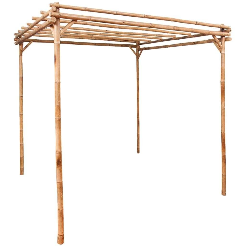 Tuinpergola pergola 170x170x220 cm bamboe GRATIS BEZORGD!, Verzenden, Nieuw, Minder dan 180 cm, Palen