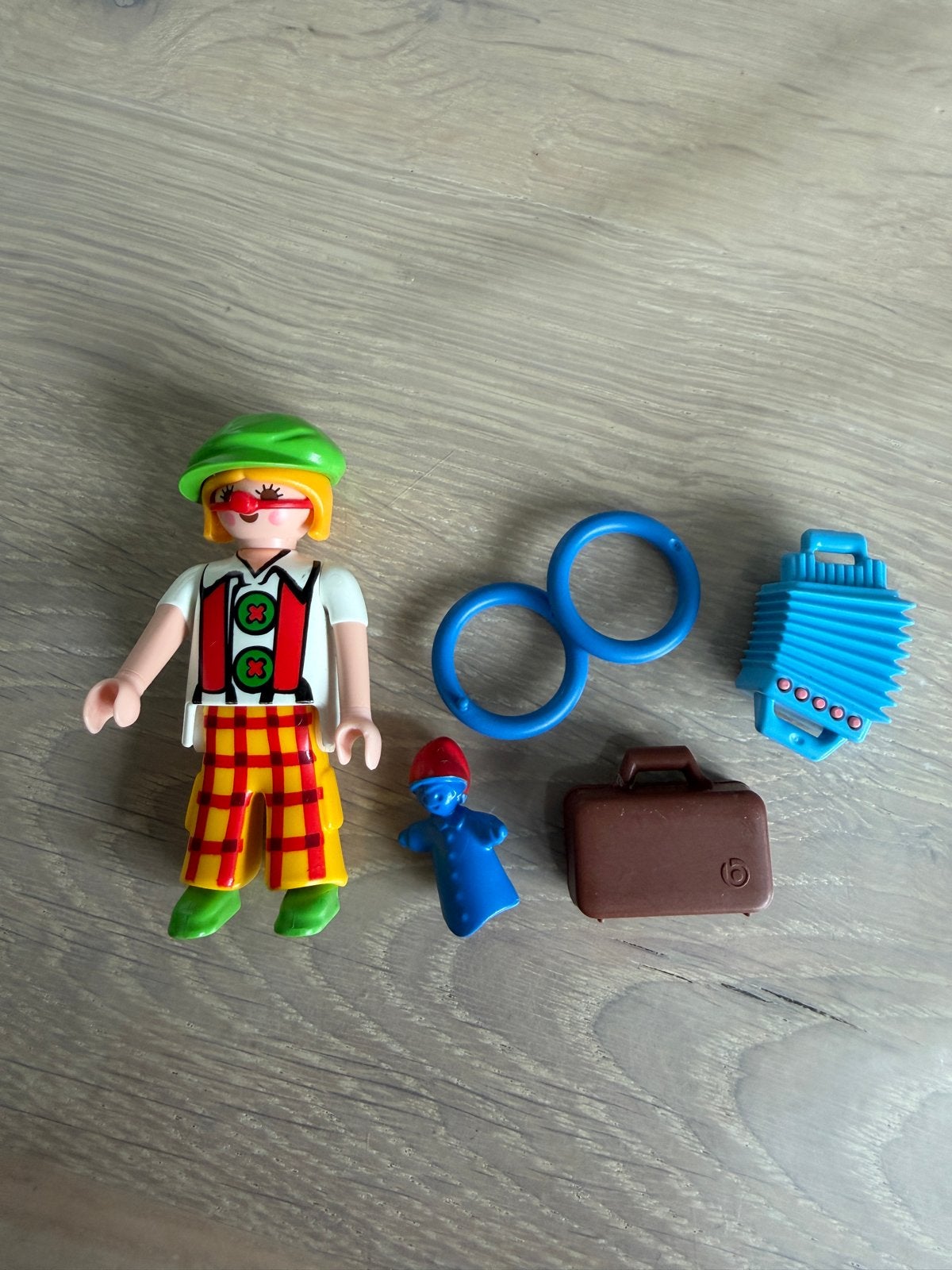 Playmobil clubicoon - Clown met accessoires, Kinderen en Baby's, Gebruikt, Complete set, Ophalen of Verzenden, Figuren