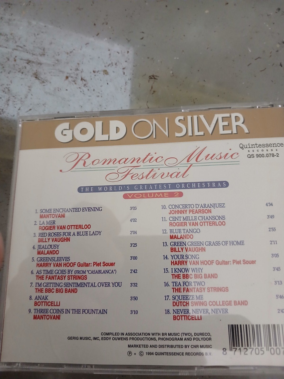 Gold on Silver: Romantic Music Festival Vol. 2 CD, Ophalen of Verzenden, Gebruikt, Album