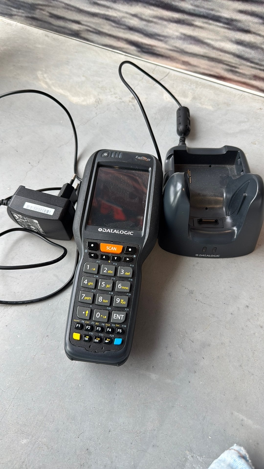 Datalogic falcon barcode handscanner, Verzenden, Gebruikt, Windows, Ingebouwde Wi-Fi