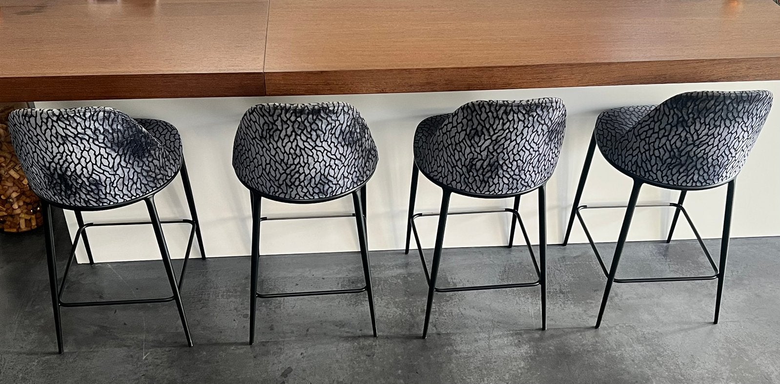 MIDJ Italia Design Barkrukken – Set van 4, 5 krukken of meer, Ophalen, Zo goed als nieuw, 60 tot 90 cm