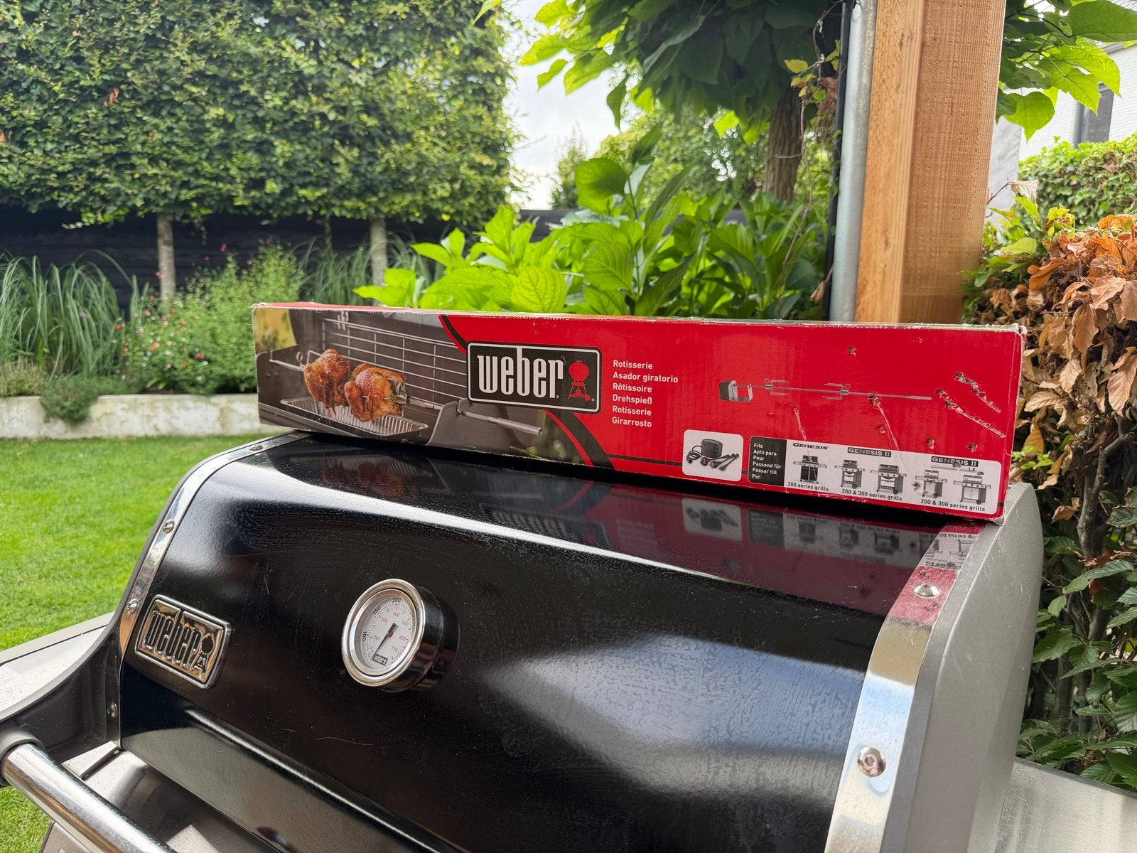 Weber Rotisserie voor Genesis II/LX - Zo goed als nieuw, Ophalen, Zo goed als nieuw