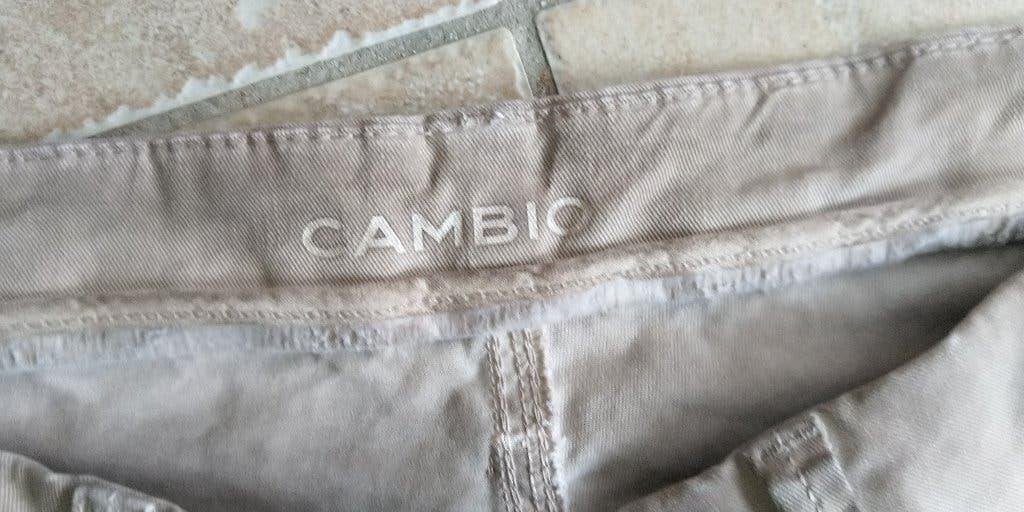 weinig gedragen beige Cambio jeans maat 46, Overige jeansmaten, Ophalen of Verzenden, Zo goed als nieuw, Overige kleuren