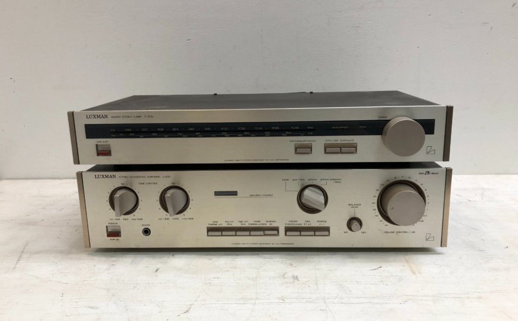 Luxman - L-200 + T-210L, Overige merken, Gebruikt, Ophalen of Verzenden, Minder dan 60 watt