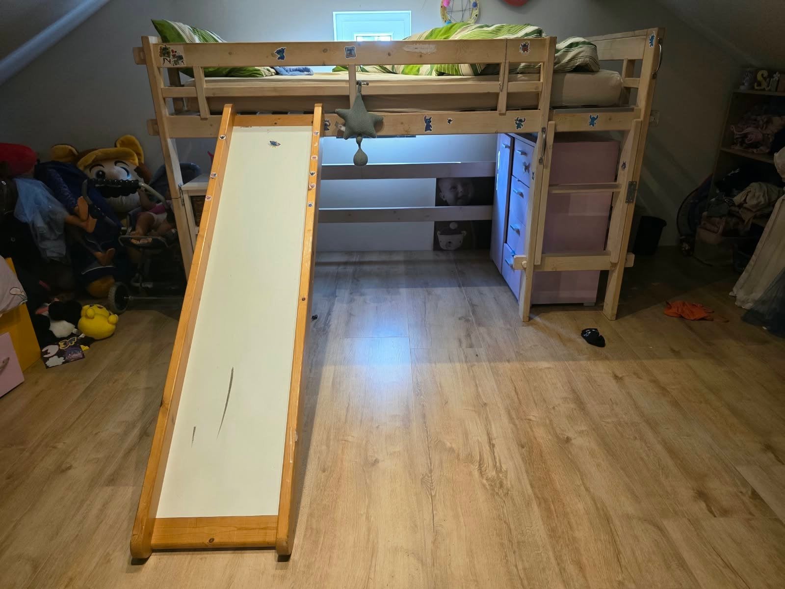 te koop kinderbed, Ophalen, Gebruikt, Hoogslaper