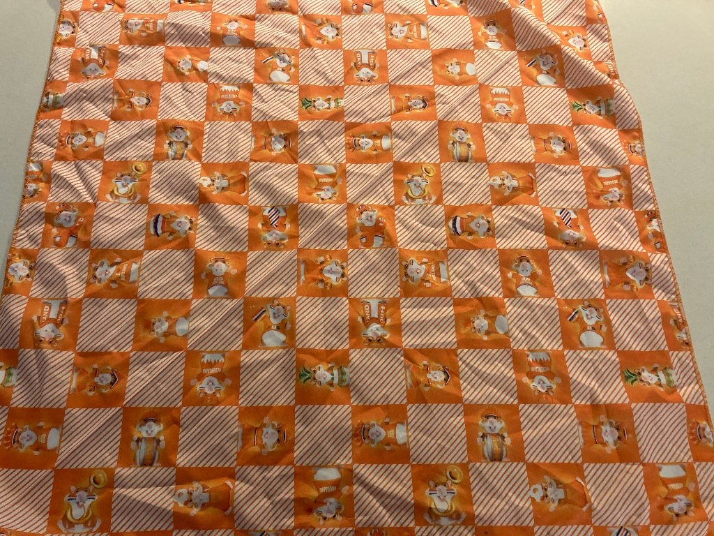 Voetbal hup holland hamsters bandana met kaartje oranje!, Ophalen of Verzenden, Zo goed als nieuw, Overige typen, Oranje of Koningsdag