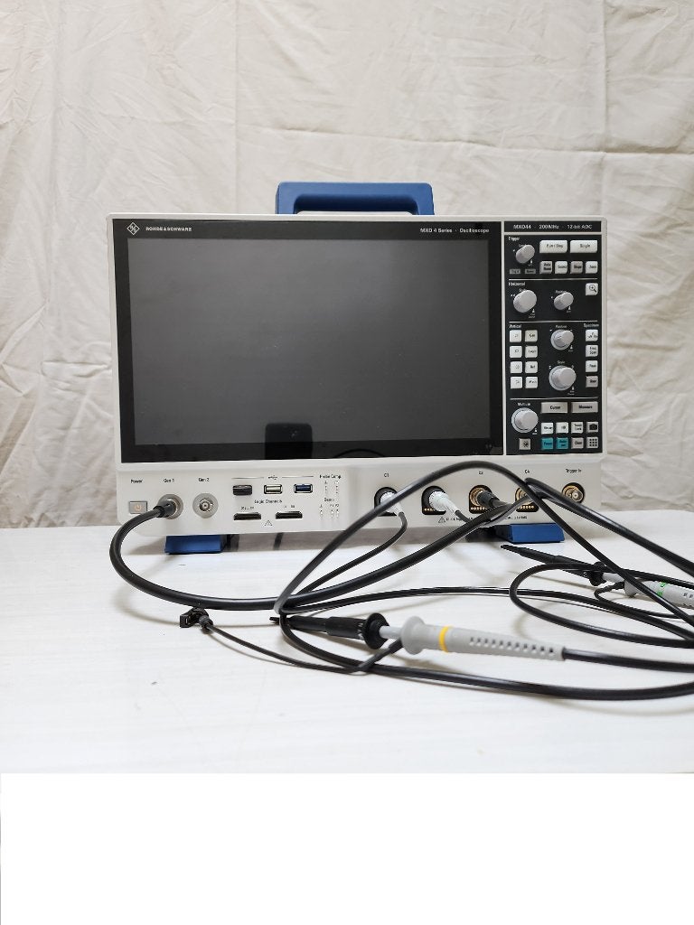 R&S Rohde & Schwarz MXO4 200MHz oscilloscoop & opties, Doe-het-zelf en Verbouw, Meetapparatuur, Ophalen of Verzenden, Zo goed als nieuw