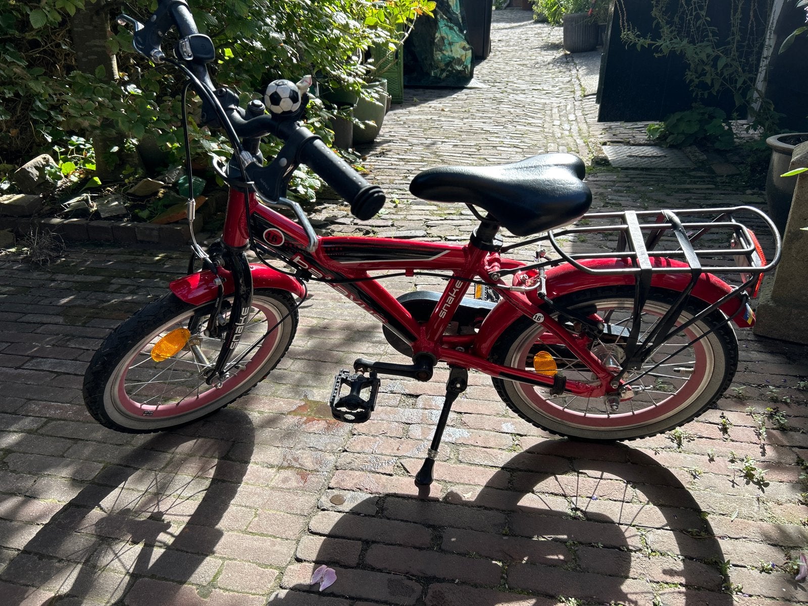 Batavus Snake kinderfiets 16 inch, Ophalen, Zo goed als nieuw, Terugtraprem, Minder dan 16 inch