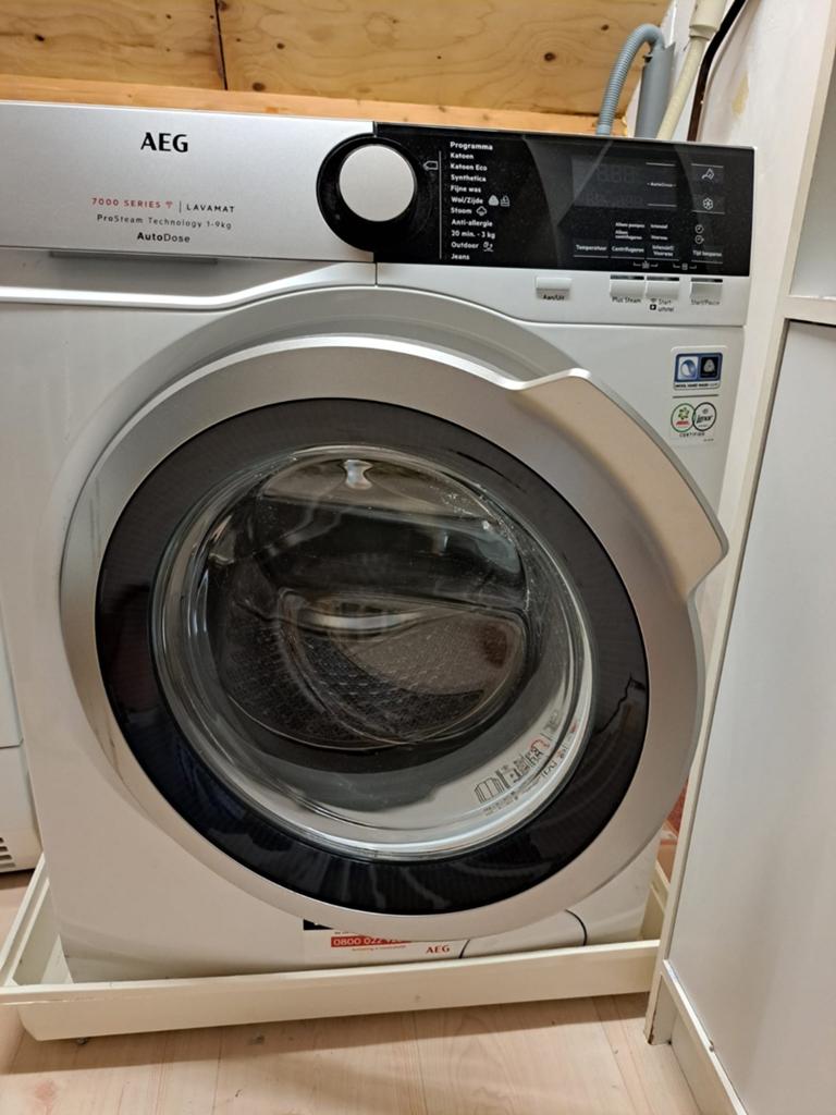 AEG 7000 Series Lavamat ProSteam 9kg Wasmachine, Witgoed en Apparatuur, Wasmachines, Ophalen, 1200 tot 1600 toeren, 8 tot 10 kg