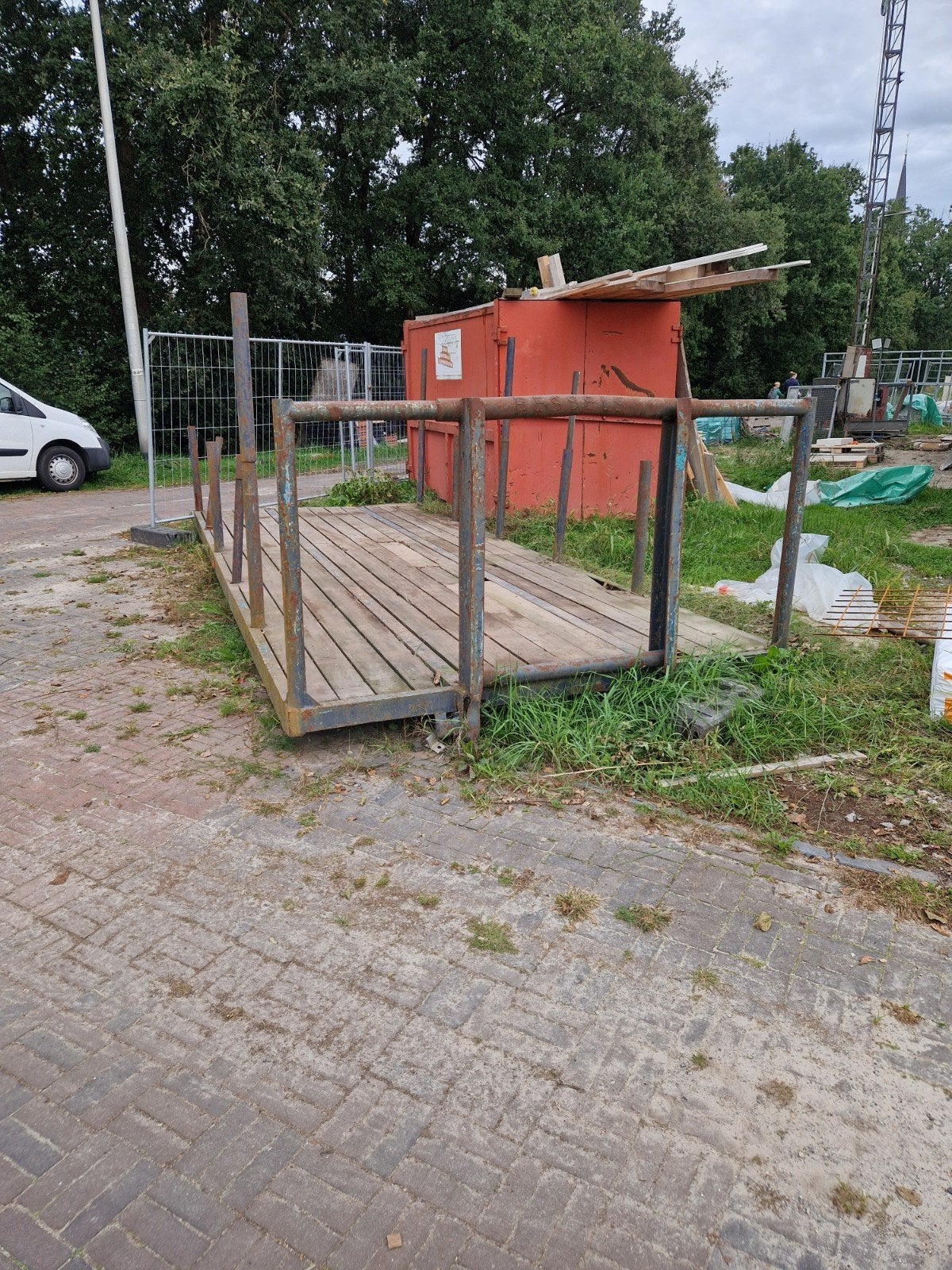 Gebruikte laadvloer, 6 meter met kabelsysteem, Ophalen