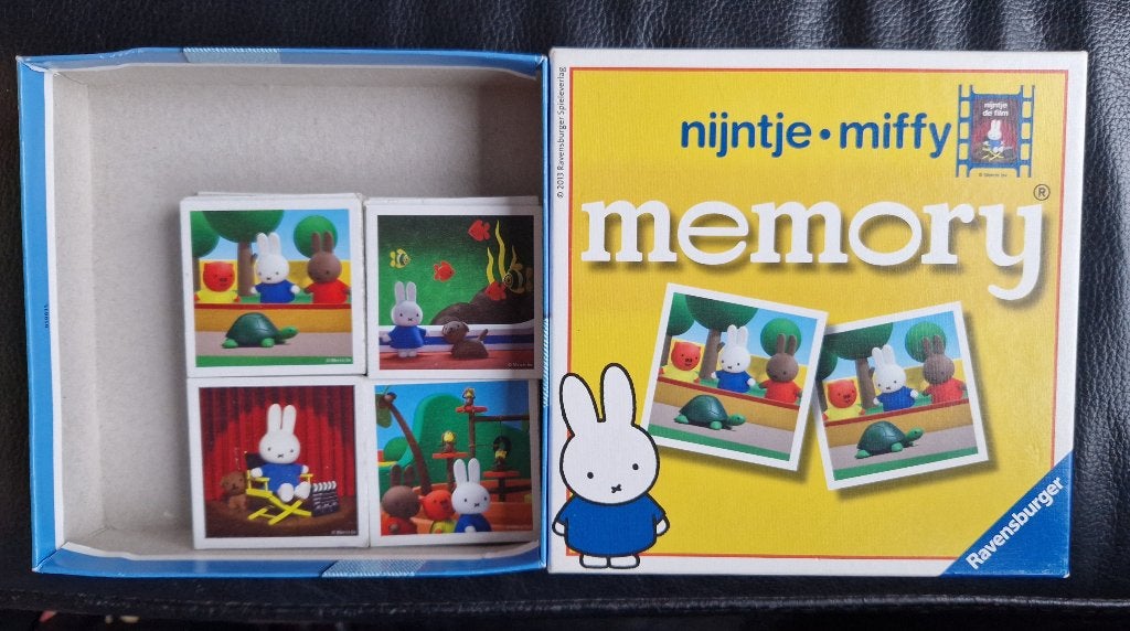 Nijntje memory, Ophalen, Gebruikt