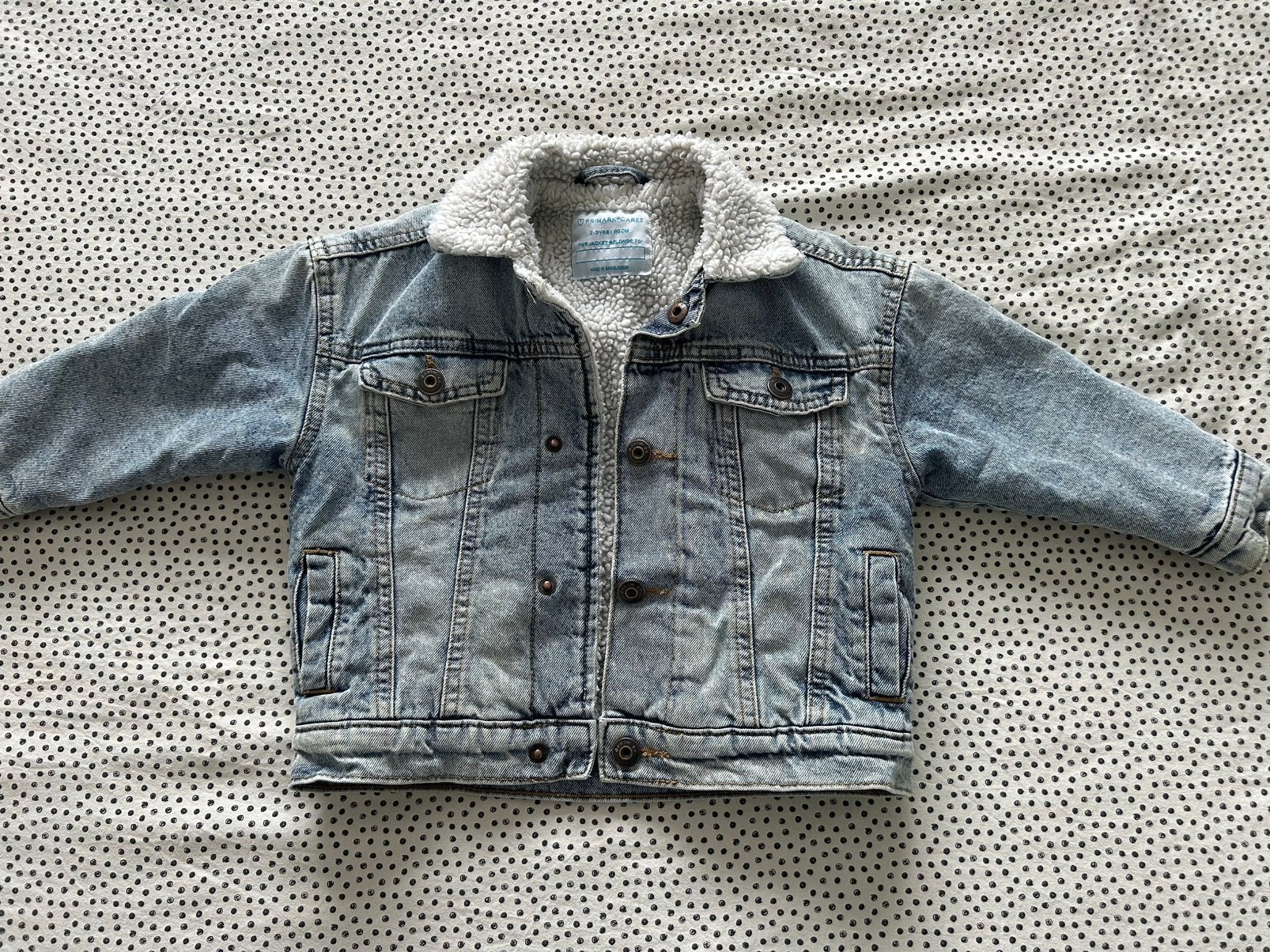 Spijkerjas maat 98, Ophalen of Verzenden, Zo goed als nieuw, Jongen, Jas