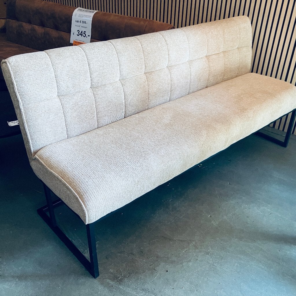 eetbank 210 cm   SUPER ZITCOMFORT, Ophalen, Overige kleuren, Nieuw, Stof