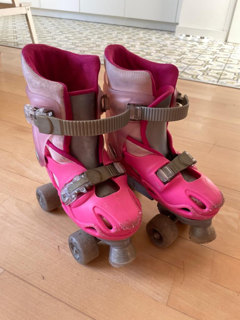 Verstelbare rolschaatsen maat 32-36, Ophalen of Verzenden, Verstelbaar, Gebruikt, Kinderen
