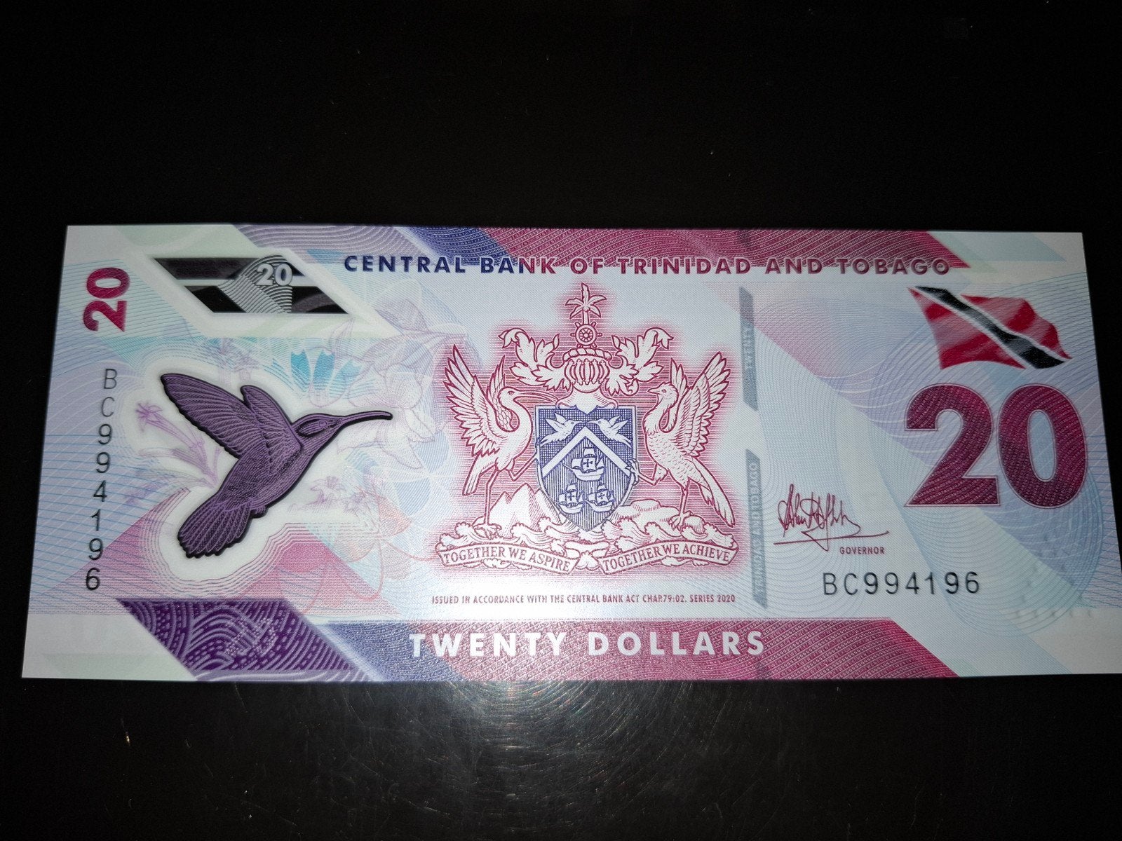 ### Trinidad en Tobago 20 dollar 2020 ###, Ophalen of Verzenden