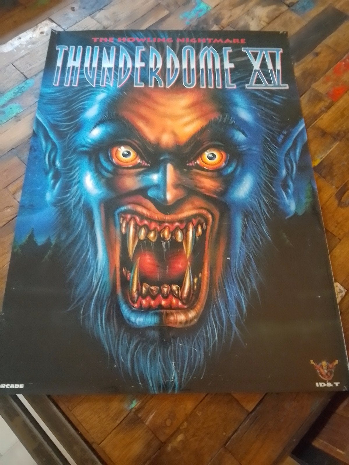 thunderdome 15 poster hardcore gabber 90s rave ID&T, Ophalen of Verzenden, A1 t/m A3