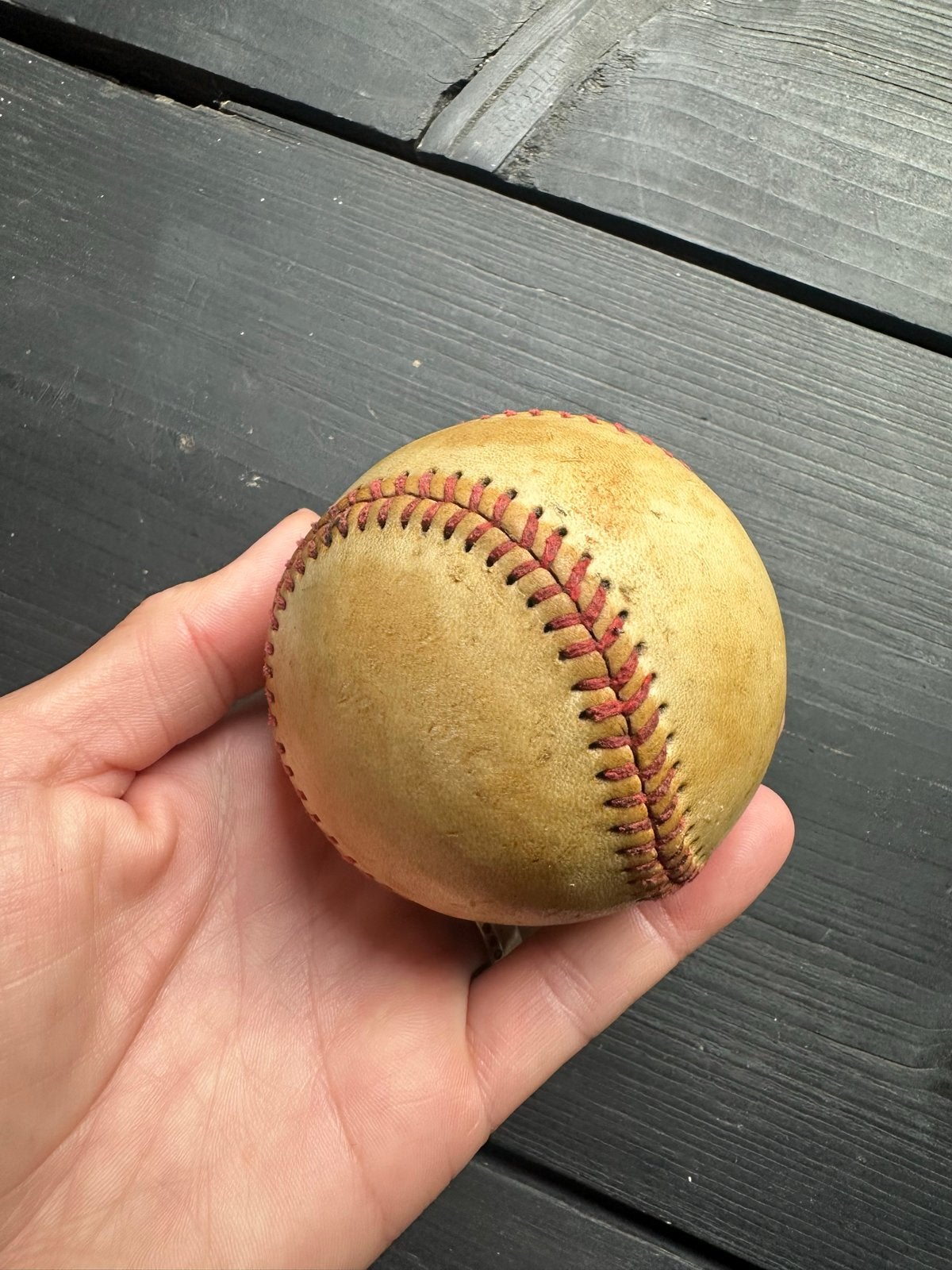 Vintage Softbal / Honkbal - Gebruikt, Ophalen of Verzenden
