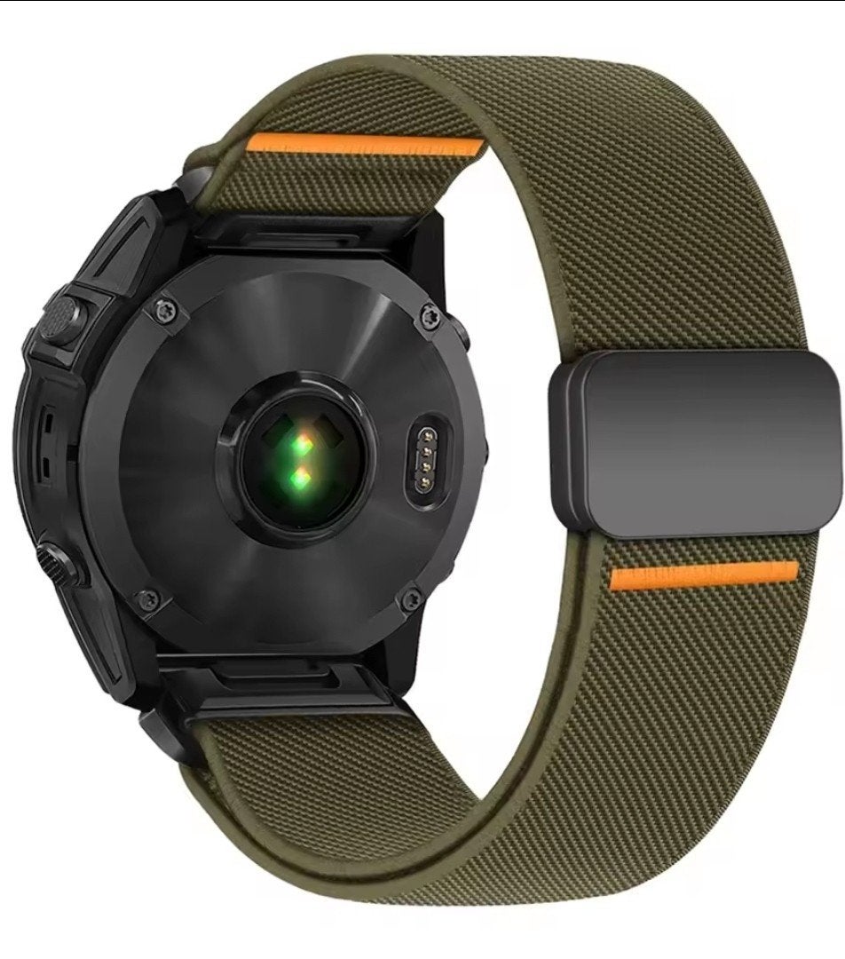 Nylon horlogebandje voor Garmin horloge met QuickFit 22mm., Ophalen of Verzenden, Android