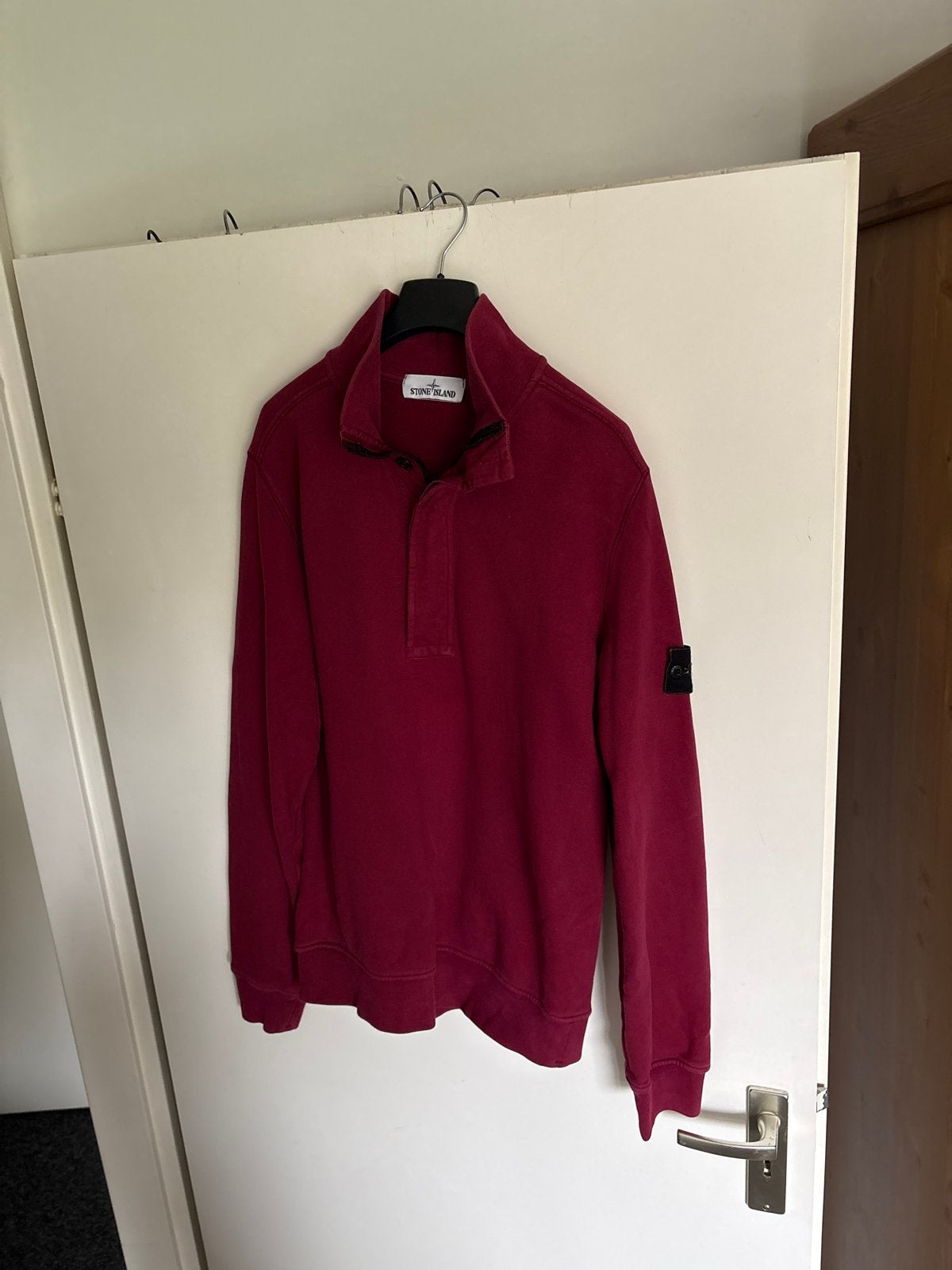 Stone Island Sweater Bordeaux Rood Maat M, Ophalen of Verzenden, Gedragen, Maat 48/50 (M), Rood