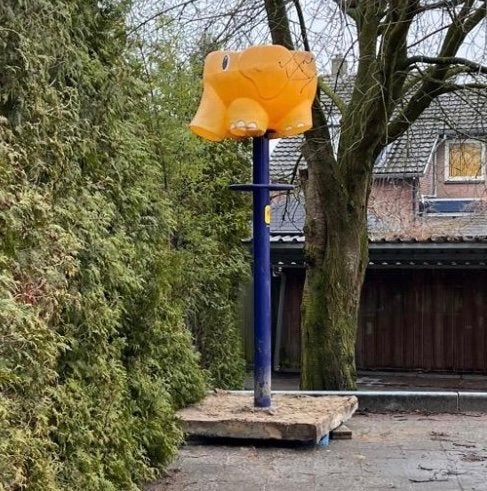Speeltoestel olifant ballenvanger, Kinderen en Baby's, Ophalen, Zo goed als nieuw, Overige typen