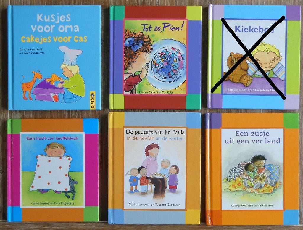 Leuke boekjes voor peuters van Kimio - Kinderdagverblijf, Ophalen of Verzenden, Zo goed als nieuw, 2 tot 3 jaar