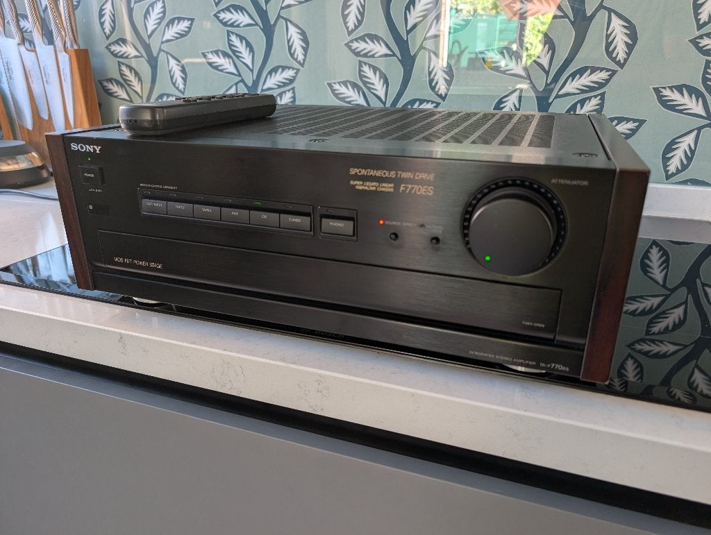 Sony TA-F770ES Integrated amplifier | in TOPstaat!!, Ophalen, Zo goed als nieuw, Sony, 120 watt of meer