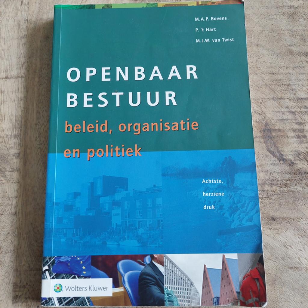 M.J.W. van Twist - Openbaar Bestuur, Gelezen, Sociale wetenschap, Ophalen of Verzenden, M.J.W. van Twist; P. 't Hart; M.A.P. Bovens