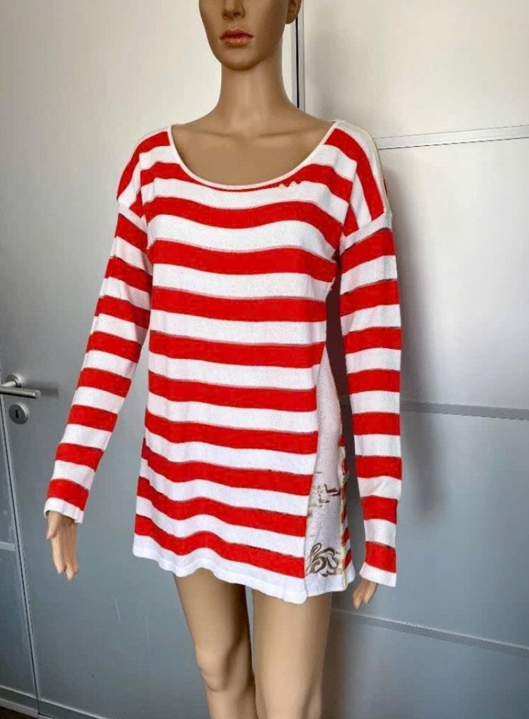 G290 Nieuw: Elisa Cavaletti: mt M=38/40 zomer-trui top rood, Maat 38/40 (M), Nieuw, Ophalen of Verzenden, Elisa Cavaletti