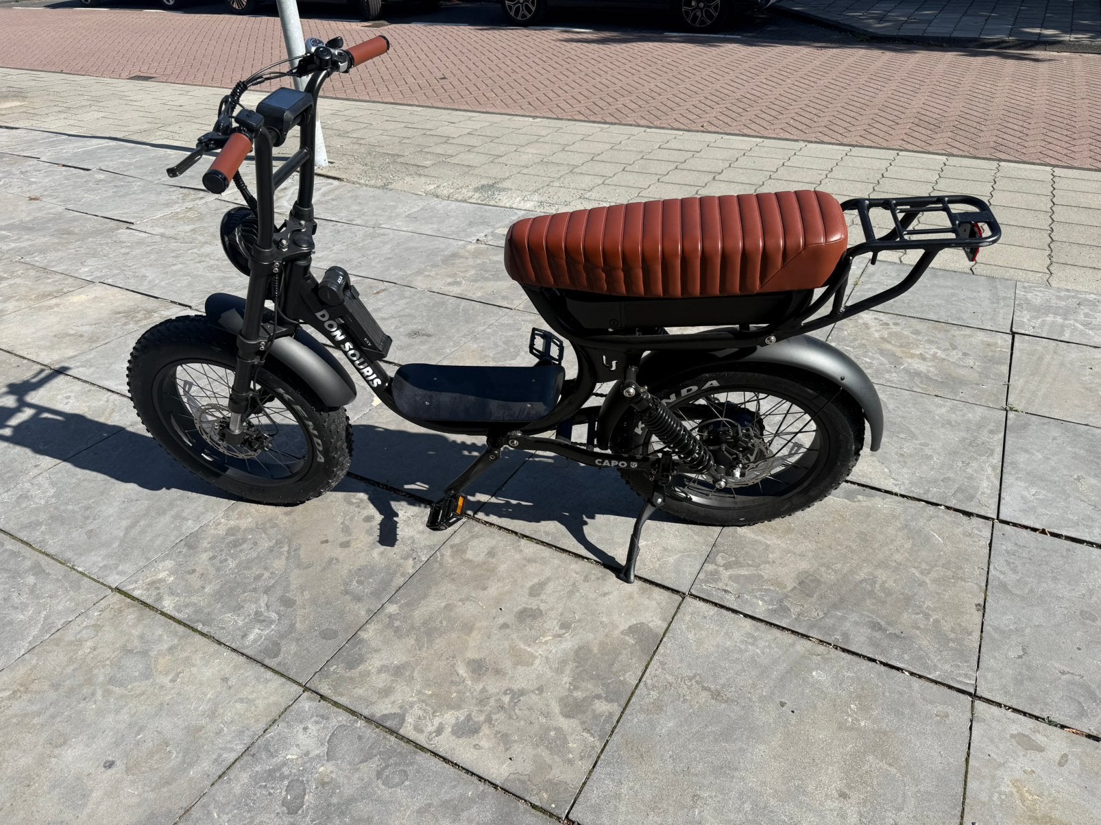 Fatbike met Bafang motor, dubbele vering en 7-speed, Ophalen, Nieuw, 50 km per accu of meer, Overige merken
