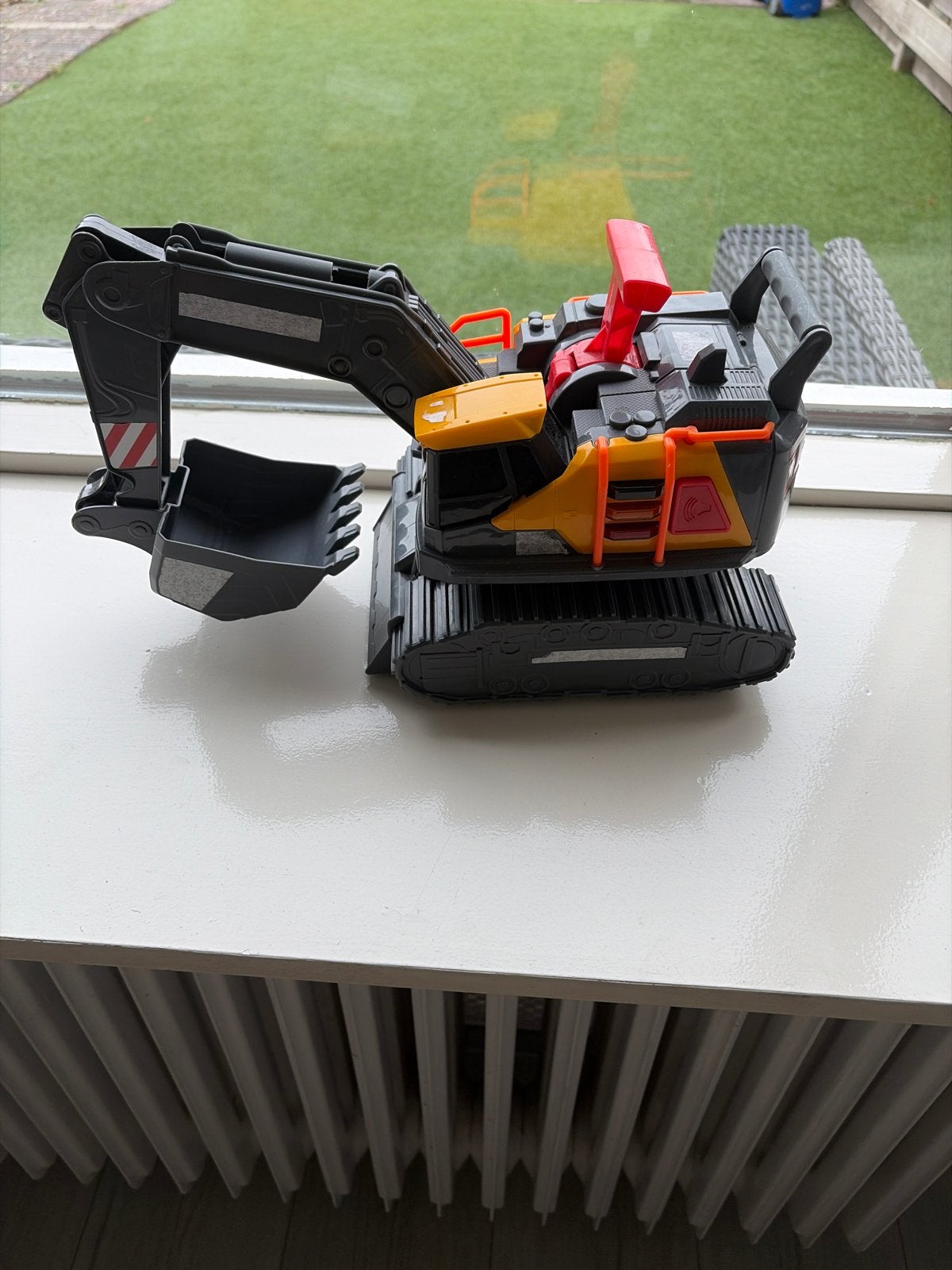 Speelgoed graafmachine met geluid, Ophalen of Verzenden, Gebruikt
