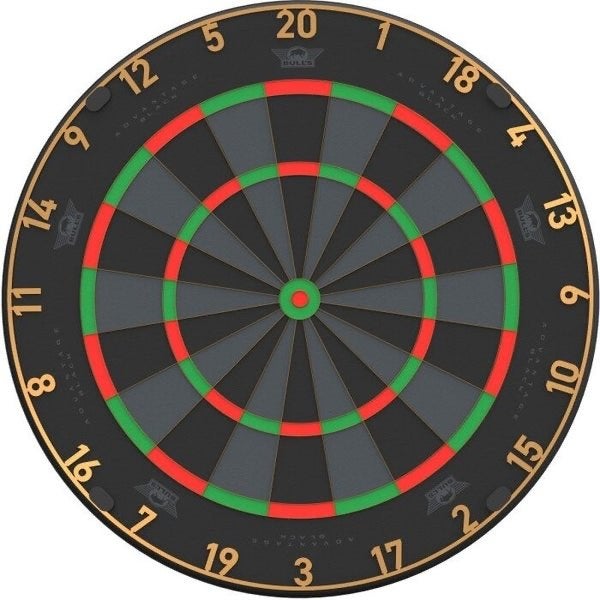 Bull's Advantage Black Dartbord, Ophalen of Verzenden, Nieuw, Dartbord