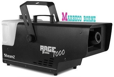 Sneeuwmachine, Snow machine, 1000watt, Afstandsbed, Rage1000, Info@marbeco.com, Overige typen, Nieuw, BeamZ