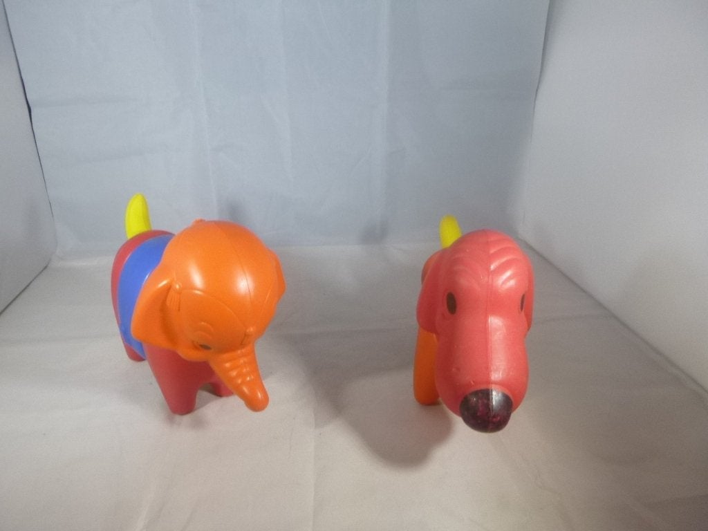 twee puzzels van tupperware: olifant en hond, Ophalen of Verzenden, Huis en Inrichting