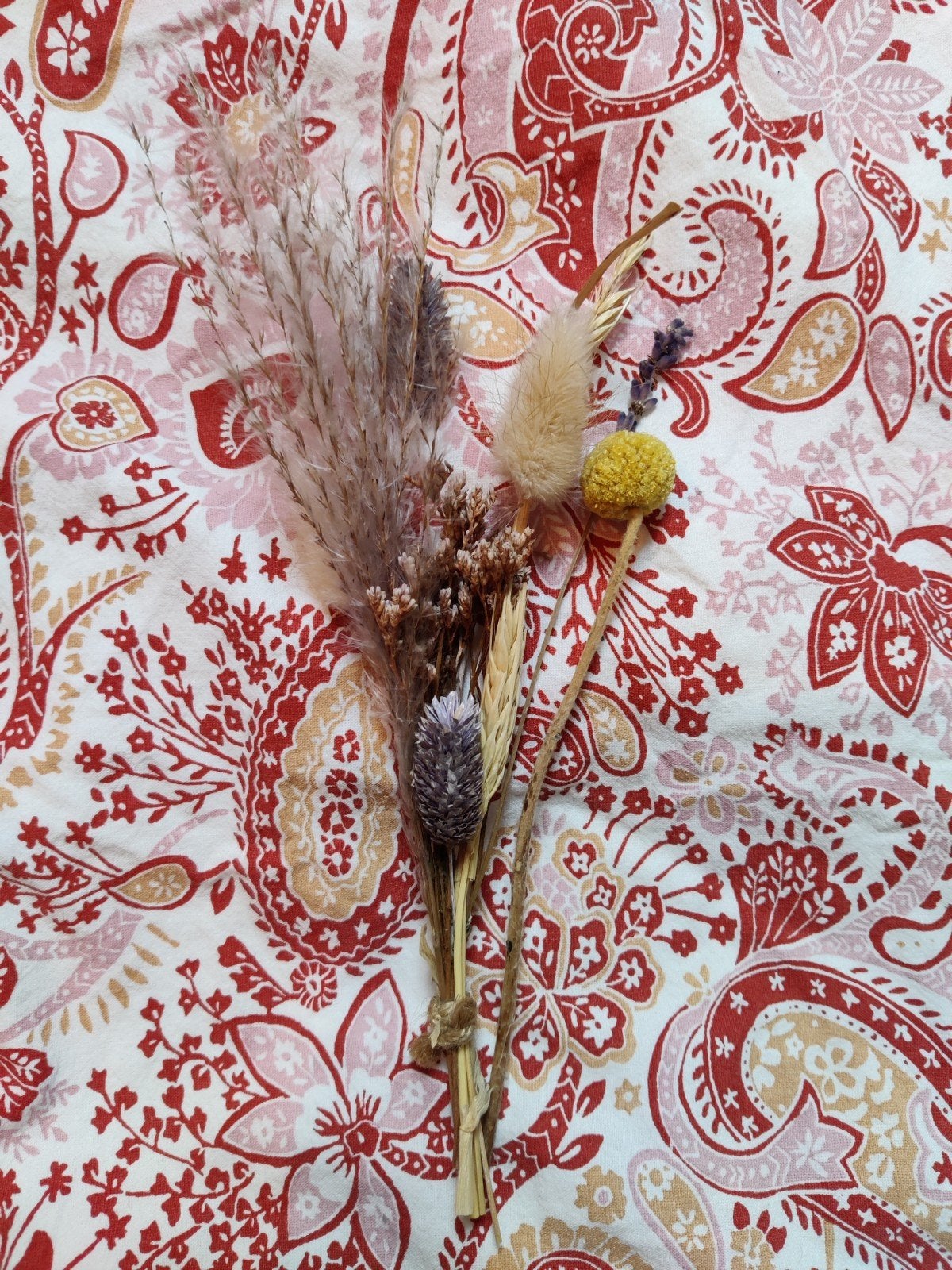 Droogbloemen voor in een klein vaasje (3x), Ophalen of Verzenden, Gebruikt