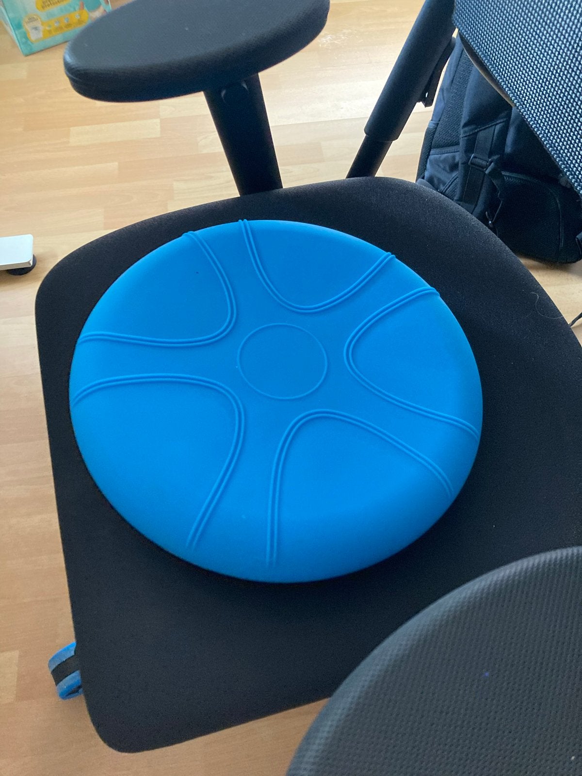 Ergonomisch Kussen voor Bureaustoel - Blauw, Ophalen, Blauw, Zo goed als nieuw, Bureaustoel