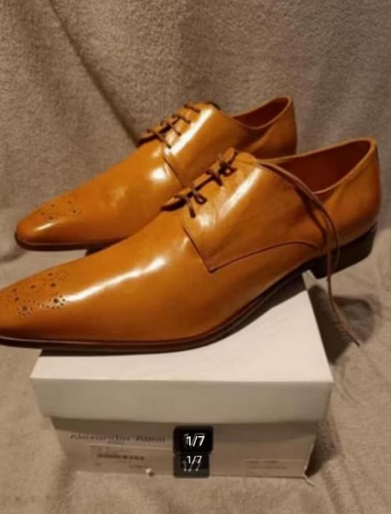 Alexander alesi herenschoenen maat 47 nieuw, Zwart, Nieuw, Ophalen of Verzenden