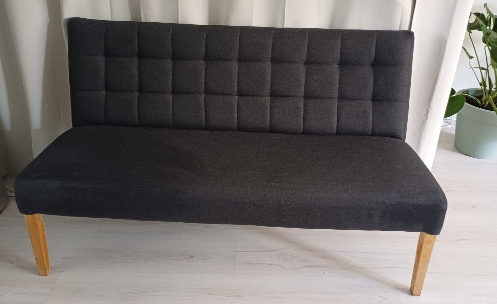 Eetkamerbank Woood Tijmen, Huis en Inrichting, Banken | Voetenbanken en Poefen, Ophalen, Overige materialen, Gebruikt, 125 cm of meer