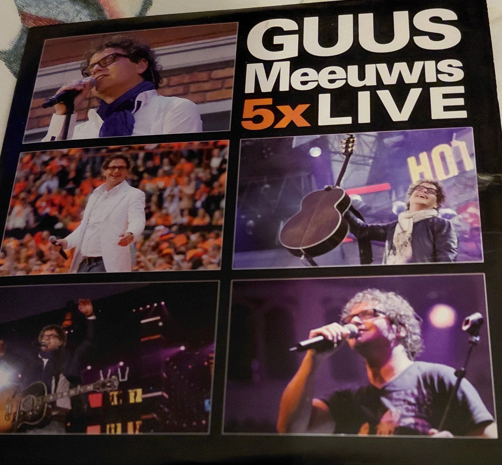 Guus Meeuwis 5xLIVE CD - Groots Met Een Zachte G, Gebruikt, Ophalen of Verzenden, Live-album, Pop
