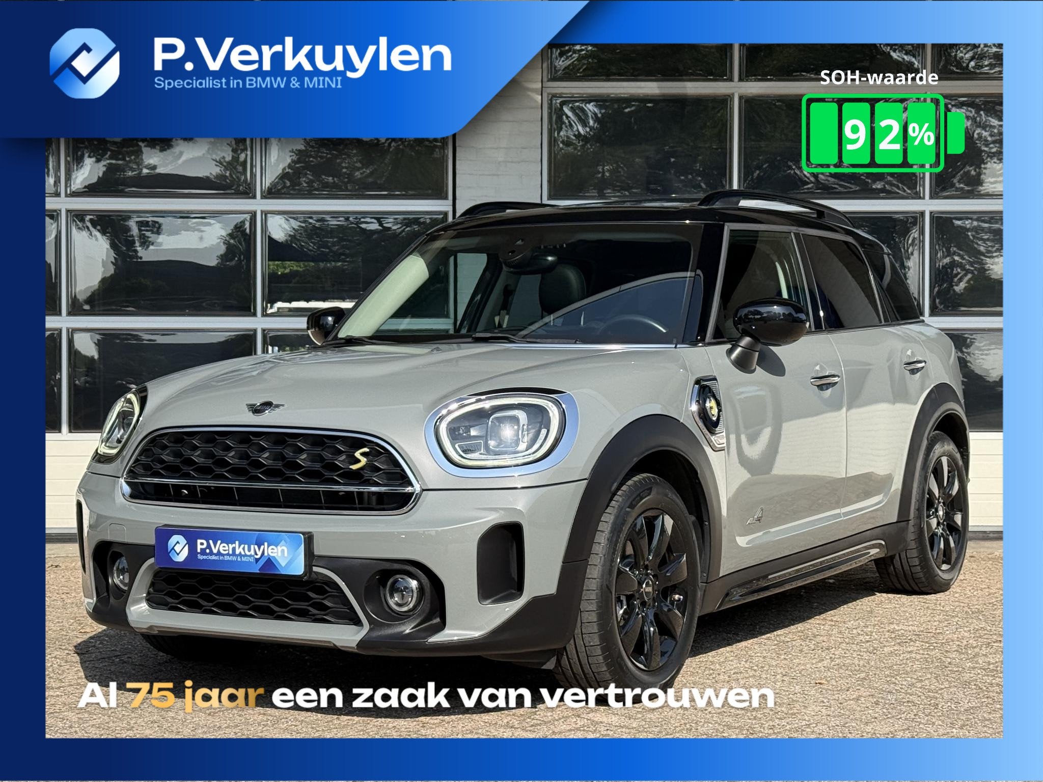 MINI Countryman 1.5 Cooper S E ALL4 CLASSIC | PANORAMA | KEY, Automaat, Automatische klimaatregeling, Gebruikt, Euro 6