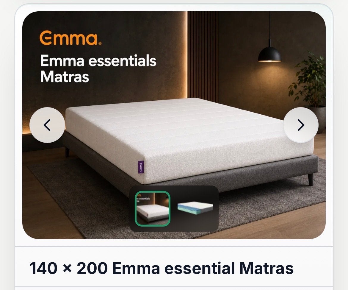 Nieuwe Emma Essential Matras 140x200 cm, Tweepersoons, Zo goed als nieuw, Matras, 200 cm
