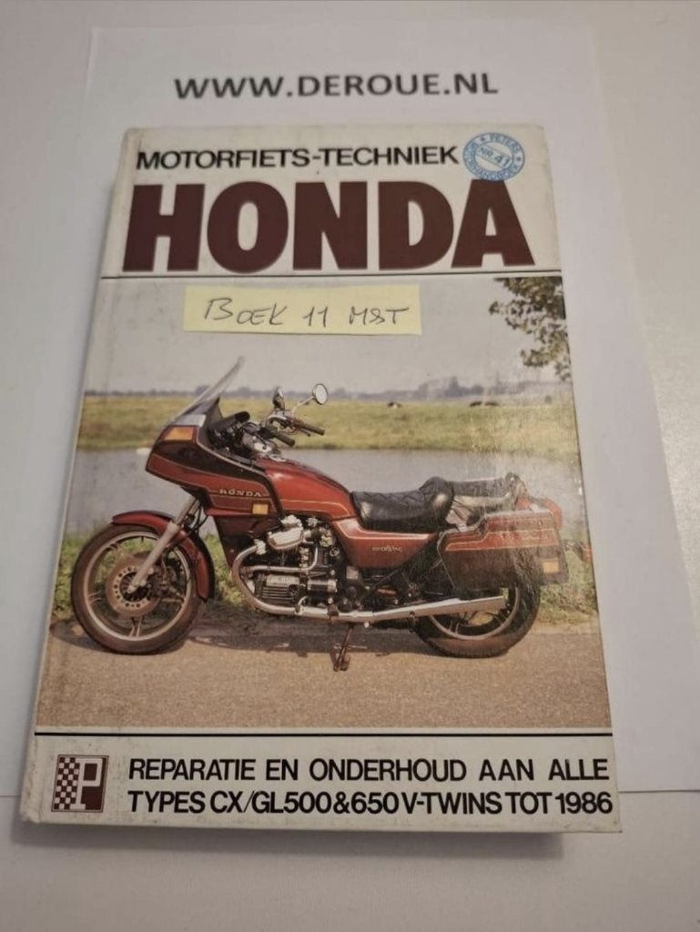 BOEK 11 MOTORFIETS & TECHNIEK HONDA CX/GL500&650 V-TWINS, Boeken, Motoren, Gelezen, Merk of Model, Ophalen of Verzenden