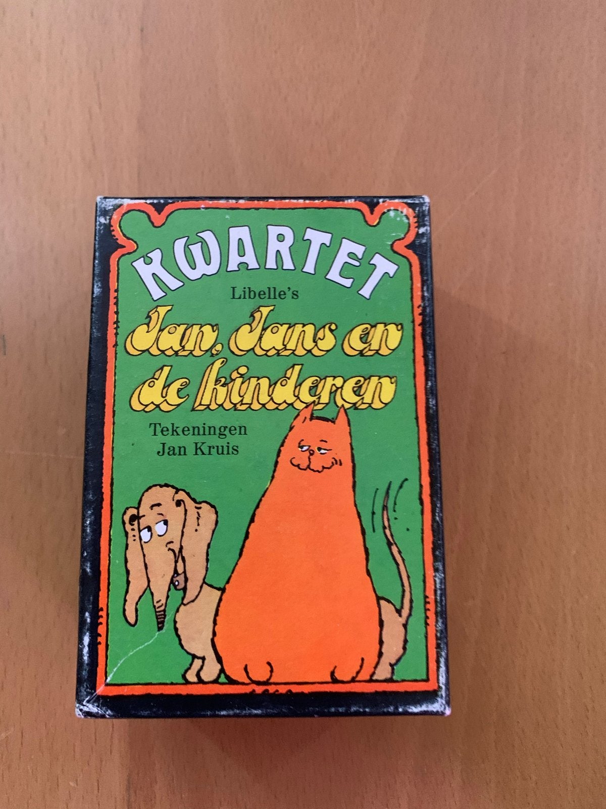 Kwartetspel Libelle's Jan, Jans en de Kinderen, Drie of vier spelers, Ophalen of Verzenden, Gebruikt