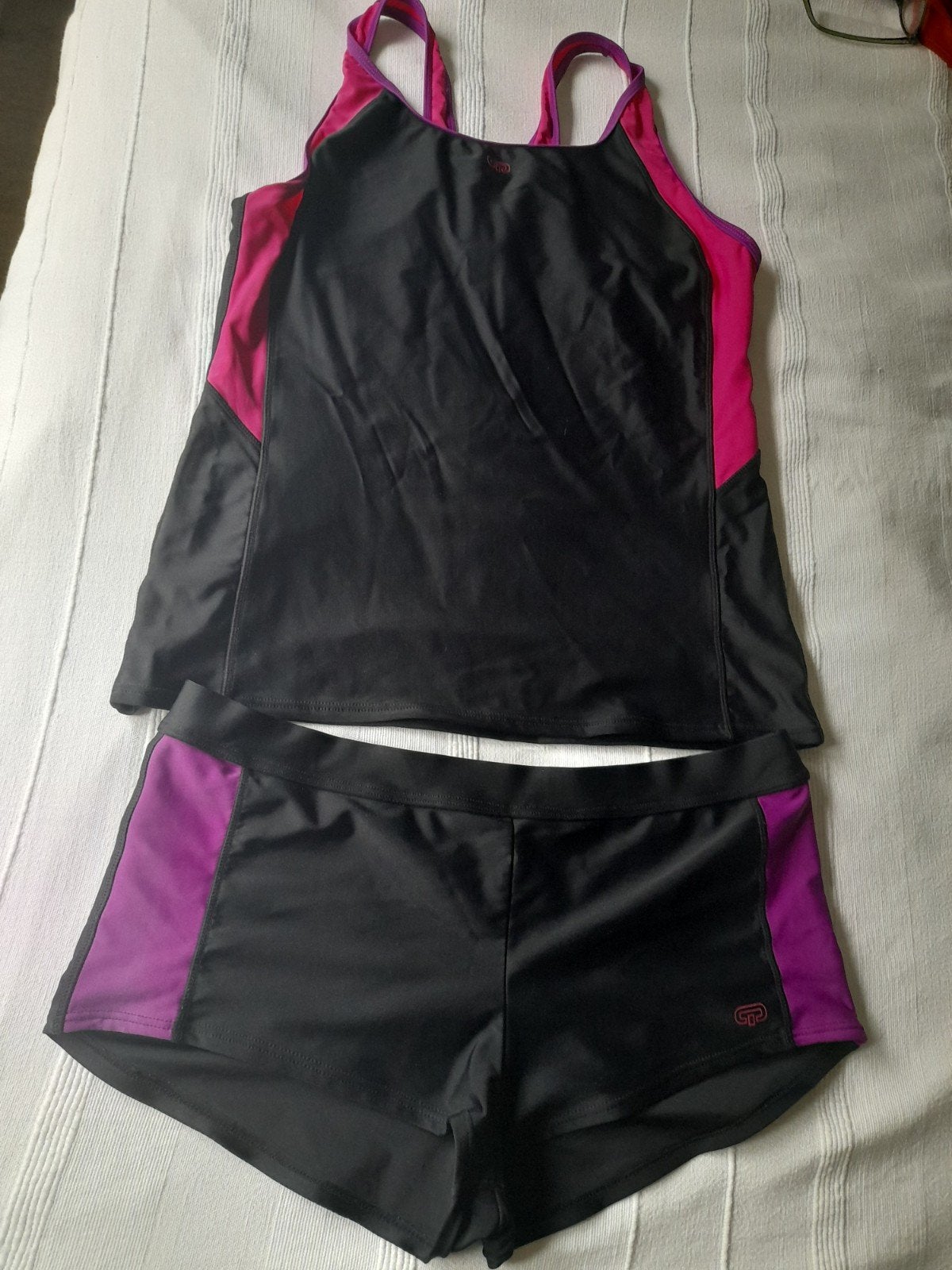 Mooie Tankini, sportief, mt. 42/44, Kleding | Dames, Inq, Zwart, Ophalen of Verzenden, Zo goed als nieuw