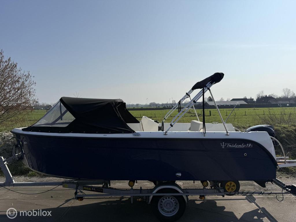 Tridente 19S Full Options + Tohatsu 60pk | Compleet Nieuw, Watersport en Boten, Nieuw, Polyester, Benzine