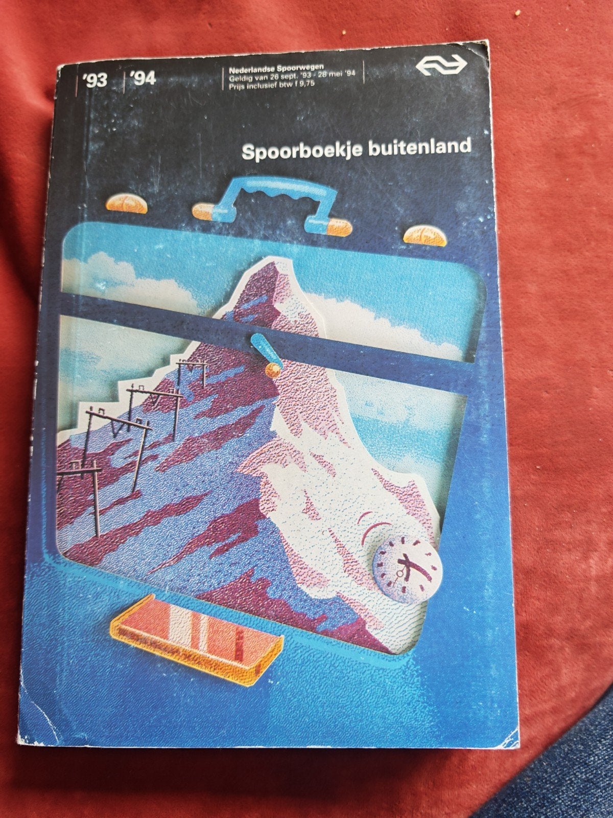 Spoorboekje buitenland '93-'94 - Nederlandse Spoorwegen, Verzamelen, Ophalen of Verzenden