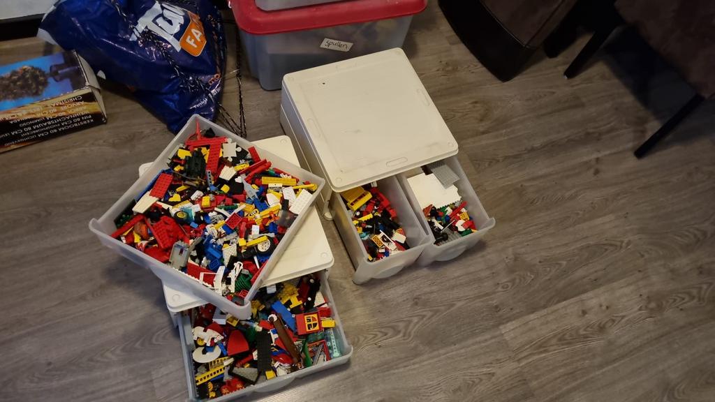 Grote partij LEGO – veel stenen en onderdelen + opbergboxen, Kinderen en Baby's, Speelgoed | Bouwstenen, Ophalen, Gebruikt