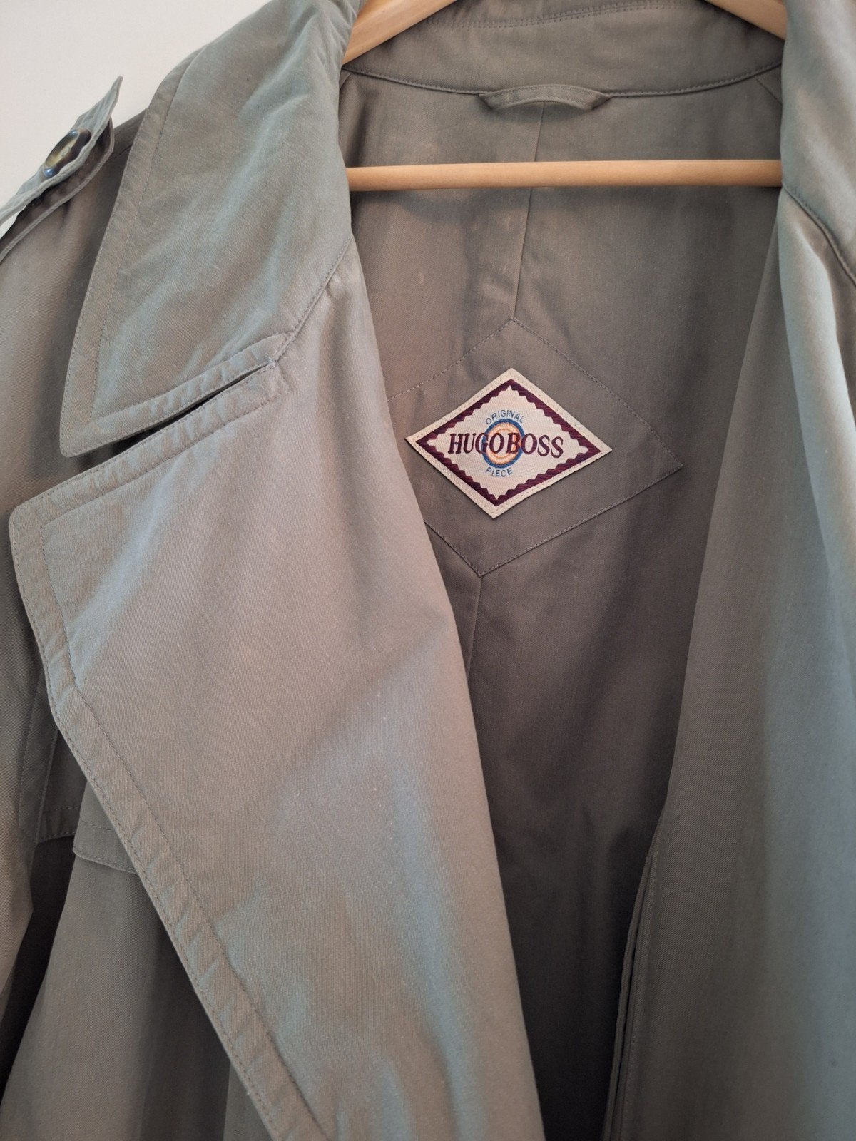 Hugo Boss trenchcoat XL – Original Piece, Kleding | Heren, Ophalen of Verzenden, Zo goed als nieuw, Maat 56/58 (XL), Hugo Boss
