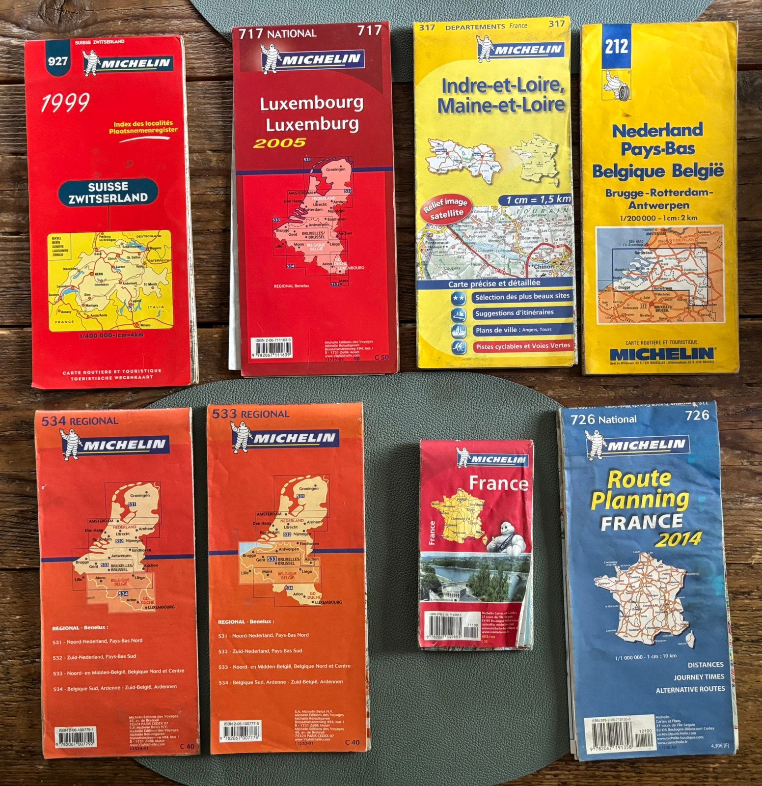 Wegenkaarten van Michelin, Ophalen of Verzenden, 1800 tot 2000, Frankrijk, Landkaart