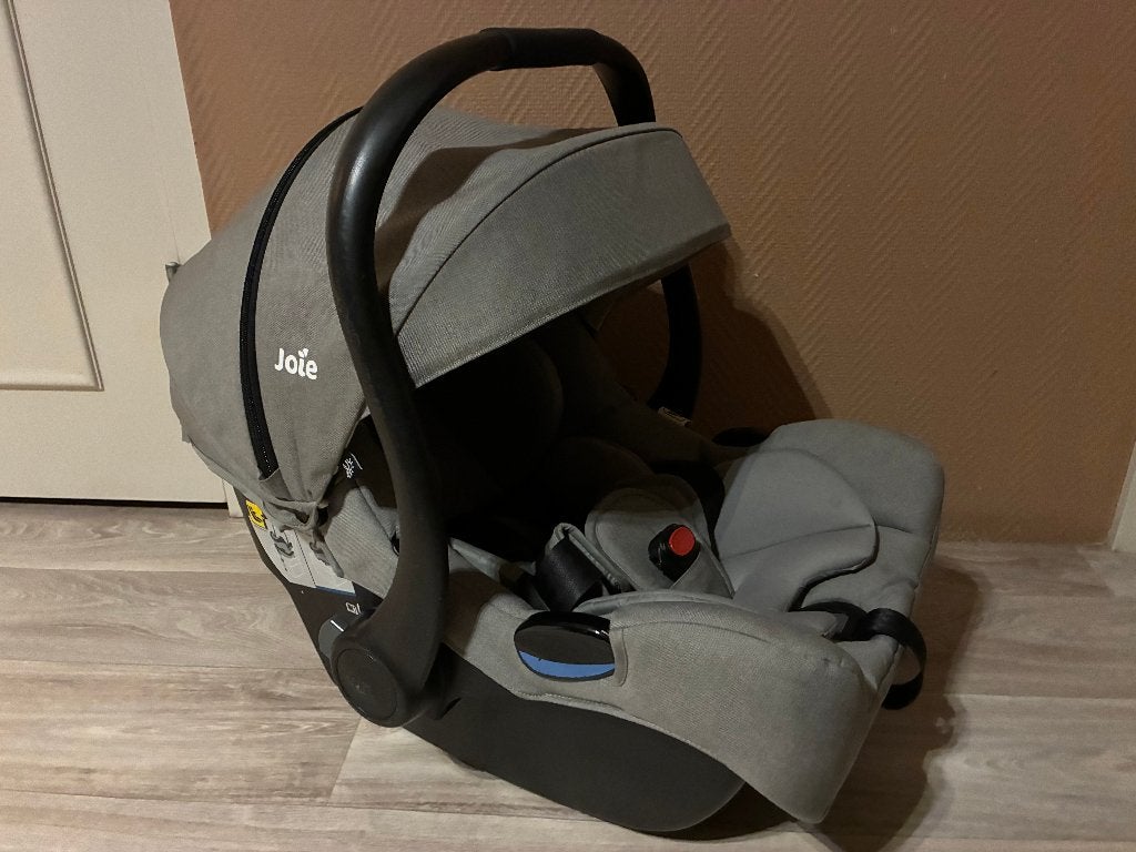 Joie i-Gemm 2 autostoel - Grijs (0-13 kg), Autogordel of Isofix, Verstelbare rugleuning, Zo goed als nieuw, 0 t/m 13 kg